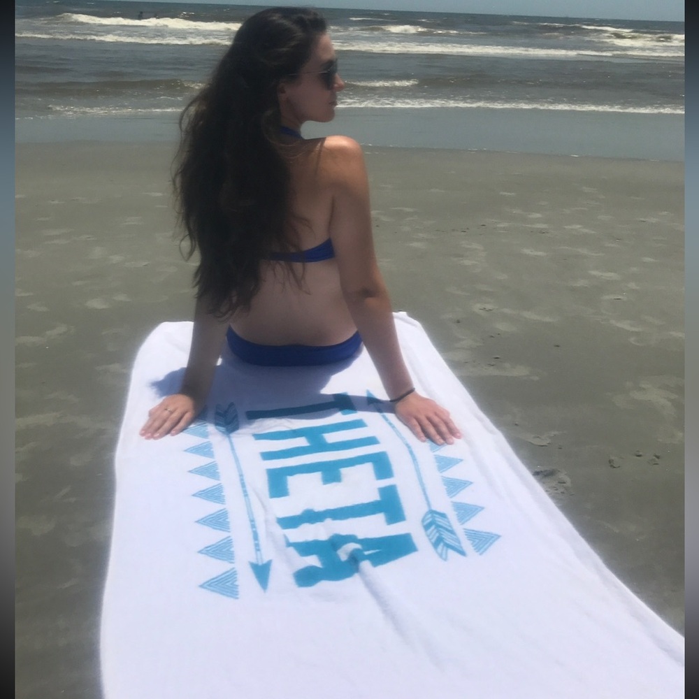 Theta Beach Towel